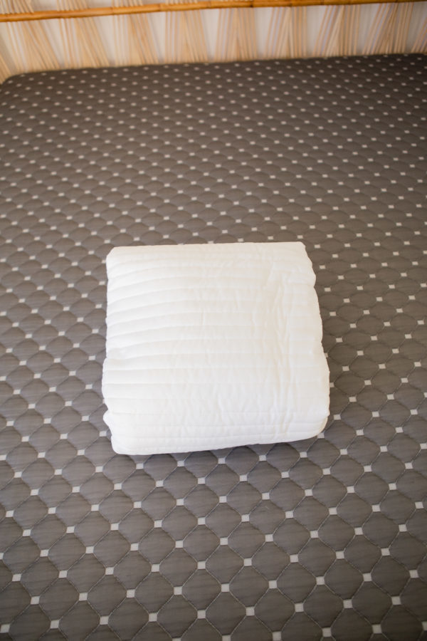 electro-warmth mattress pad folded