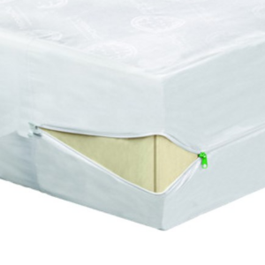 Dry-tech zipper encasing mattress
